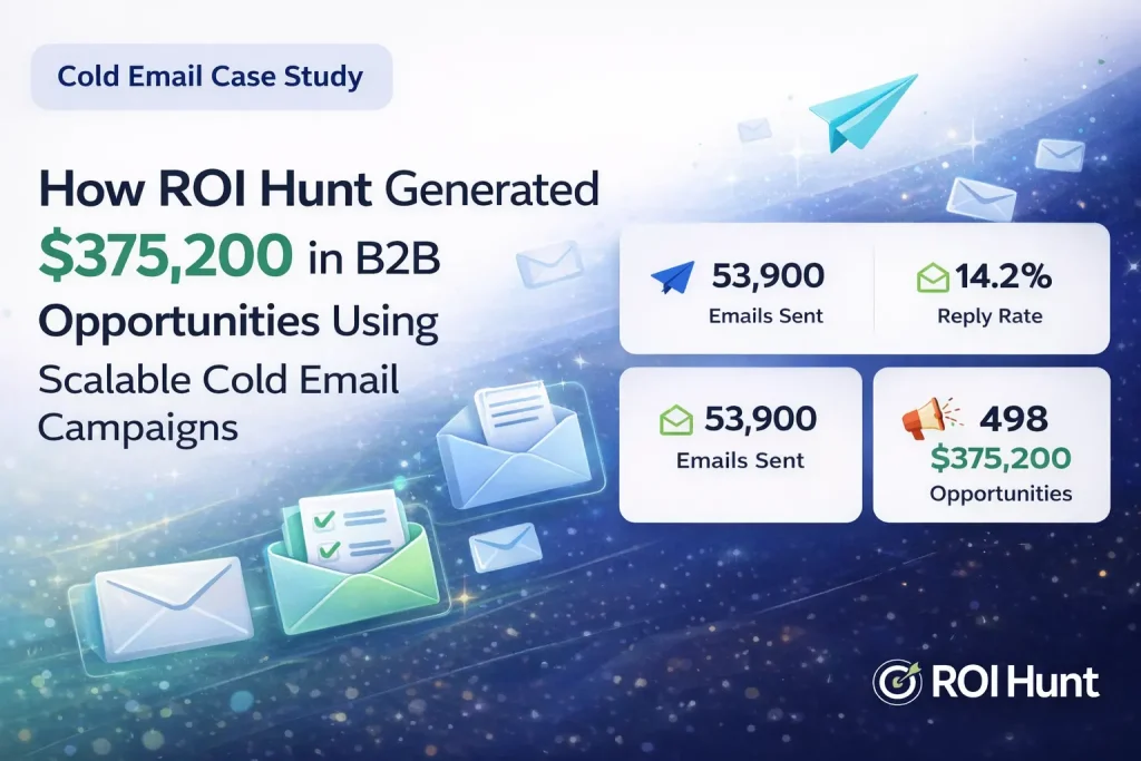 Cold Email Marketing Company Case Study_ $375K Pipeline _ ROI Hunt