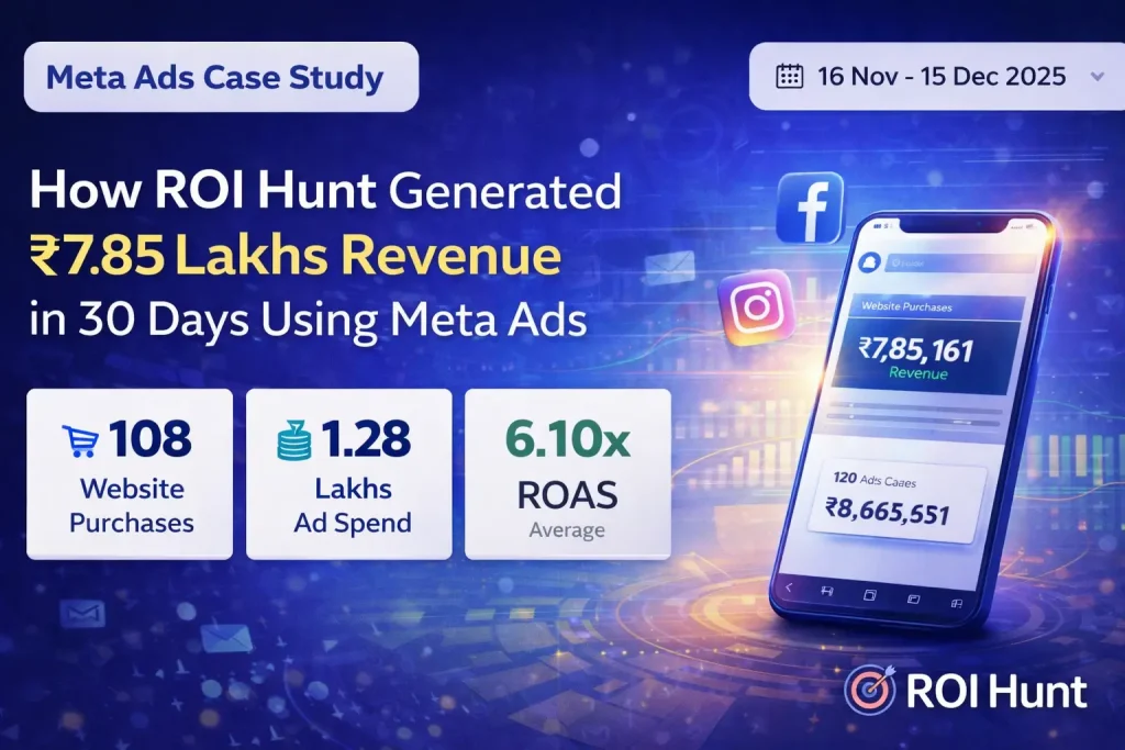 Facebook Advertising Agency Case Study_ ₹7.85L Revenue in 30 Days