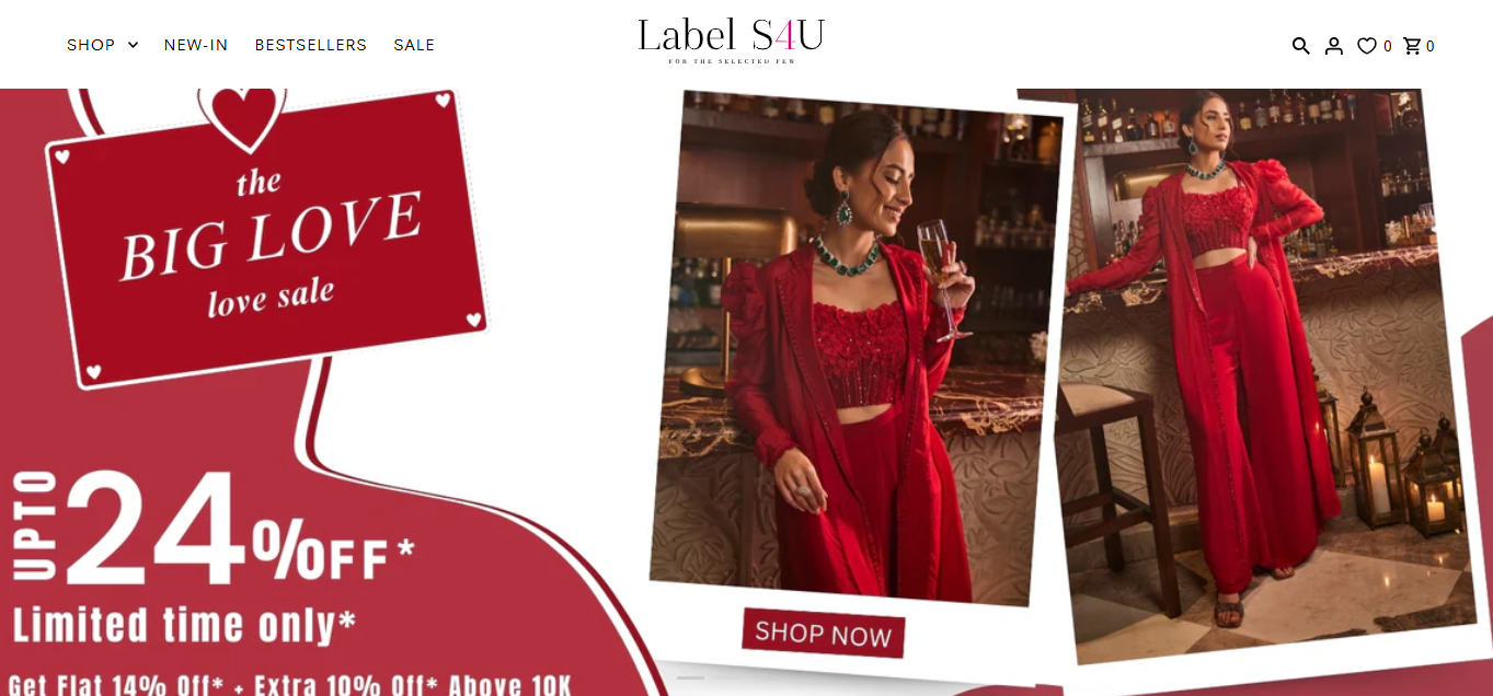 Shiopify expert in India portfolio for a fashion ecommerce brand by ROI Hunt