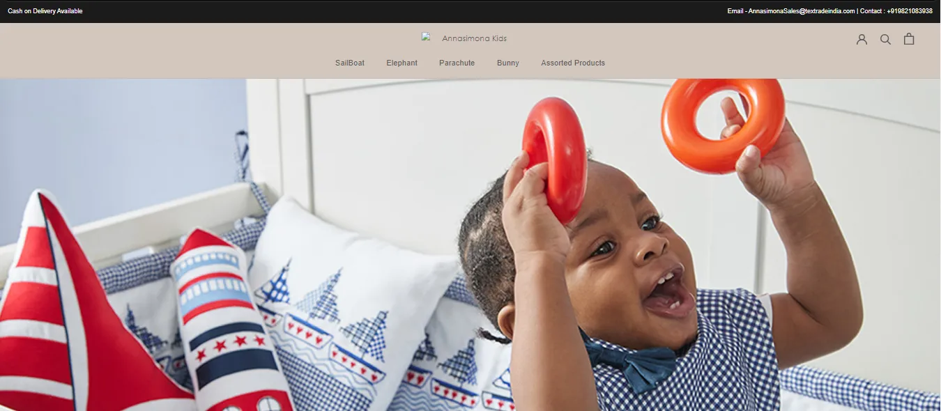 baby products Shopify store developed by ROI Hunt, Shopify website development company