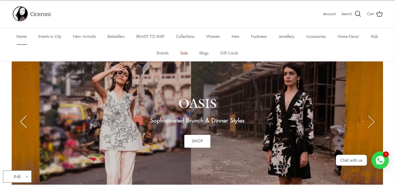 fashion Shopify store built by a Shopify website development company – ROI Hunt portfolio