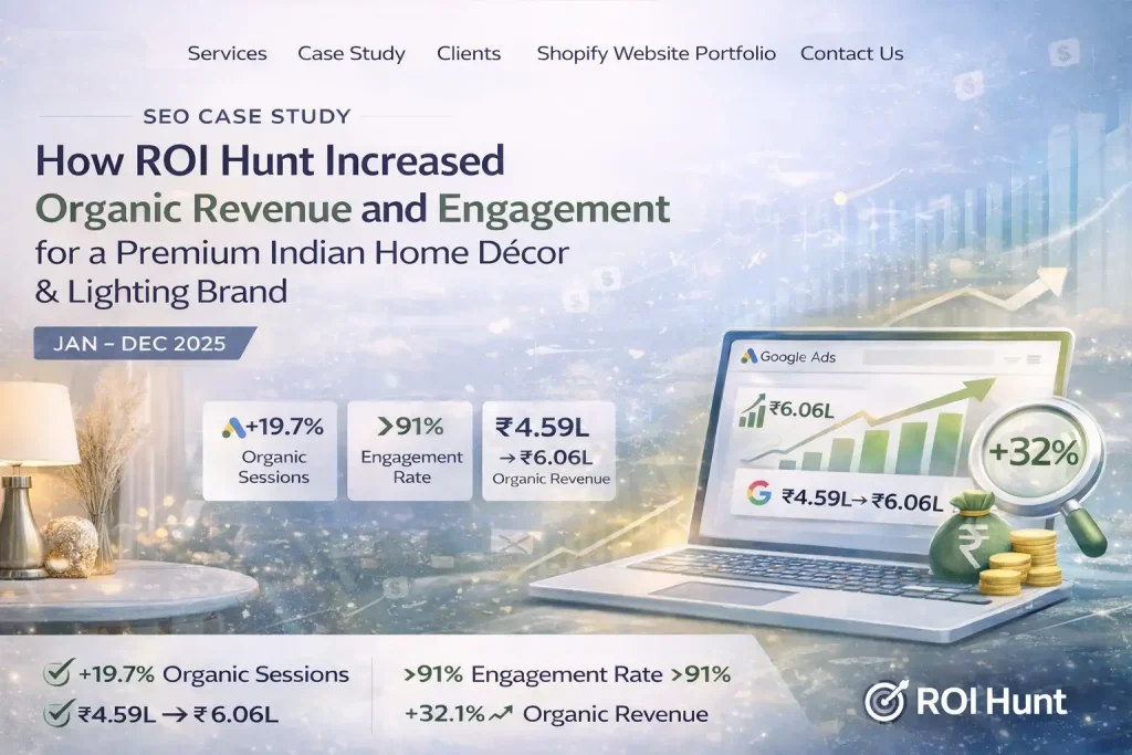 SEO Case Study_ Organic Revenue Growth for Home Decor Brand