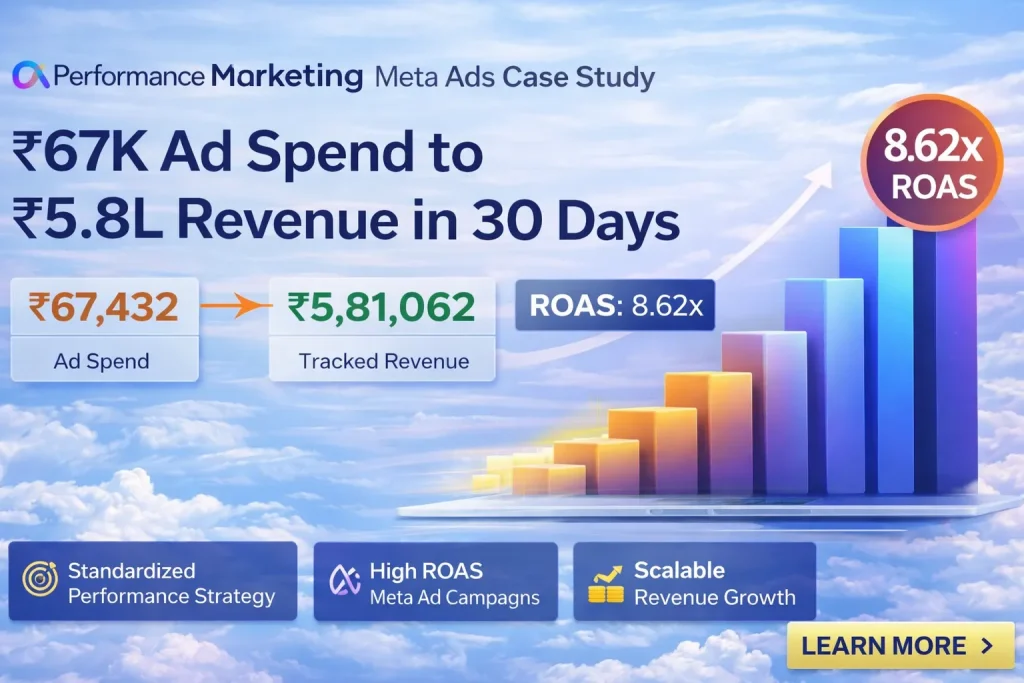 Meta Ads Case Study_ Rs67K Ad Spend to Rs5.8L Revenue in 30 Days