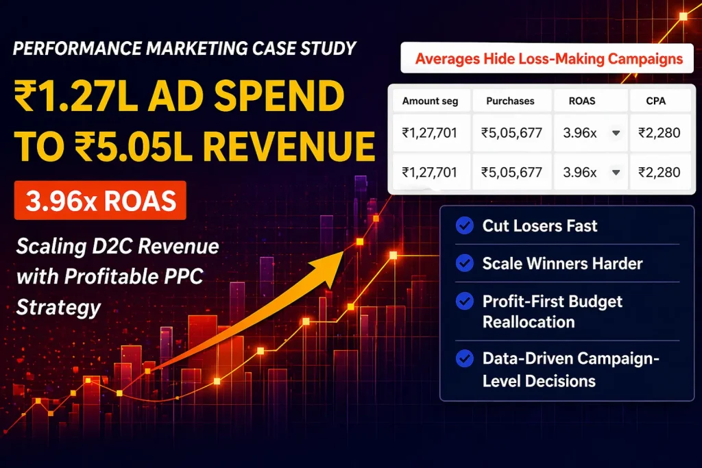 Performance Marketing Case Study_ 1.27Lakh Ad Spend to 5.05Lakh Revenue