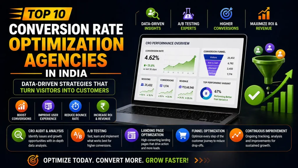 Top 10 Conversion Rate Optimization Agencies in India